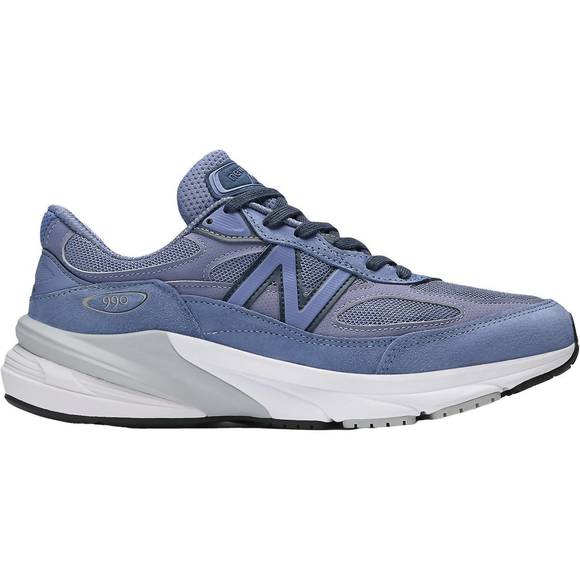 NEW NEW BALANCE unisex runnign shoes in purple/navy suede/mesh - Picture 1 of 6